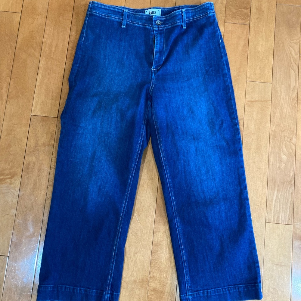 PAIGE medium blue denim jeans